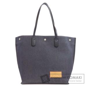 Longchamp ロンシャン エッセンシャル　ショッピングバッグ トートバッグ キャンバス レディース 中古