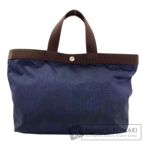 Herve Chapelier エルベ・シャプリエ 舟形トート ハンドバッグ キャンバス レディース 中古