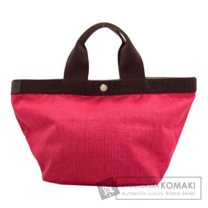 Herve Chapelier エルベ・シャプリエ 舟形トート ハンドバッグ キャンバス レディース 中古