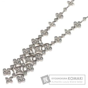 LOUIS VUITTON ルイヴィトン ダンテル ダイヤモンド ネックレス K18ホワイトゴールド レディース 中古