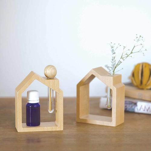 ハリオ 木のお家 アロマディフューザー 木製 HARIO RELAXING 芳香器 天然木 おしゃれ...