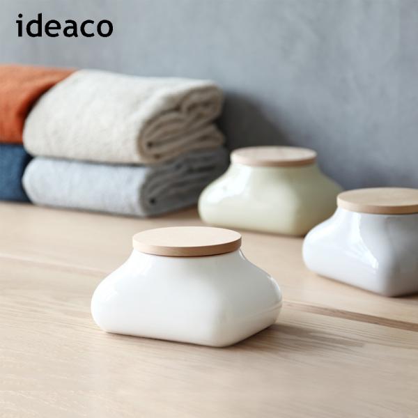 イデアコ ウェットティッシュケース 陶器製 モチ IDEACO