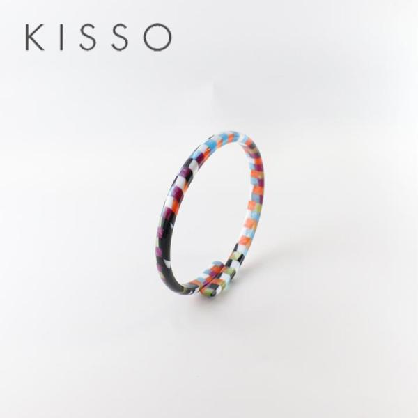 キッソオ ブレスレット C30 マルチブロック メガネ素材のブレスレット 鯖江 KISSO