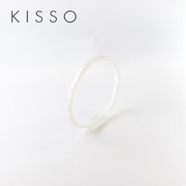 キッソオ ブレスレット B71 ホワイトブロック メガネ素材のブレスレット 鯖江 KISSO