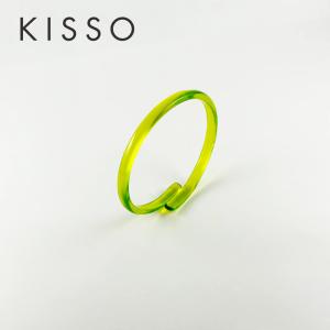 キッソオ ブレスレット 707 ネオンイエローグリーン メガネ素材のブレスレット 鯖江 KISSOの商品画像