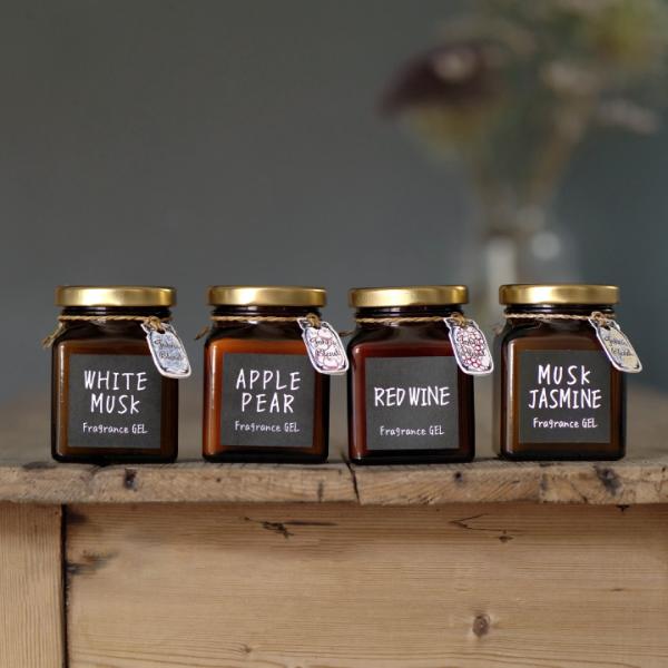 ジョンズブレンド お部屋の芳香剤 ホワイトムスク フレグランスジェル 置き型タイプ