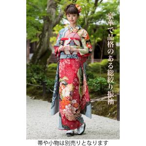 <セール>仕立付 総絞り 古典柄 正絹総絞り振...の詳細画像2