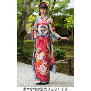 <セール>仕立付 総絞り 古典柄 正絹総絞り振...の詳細画像3