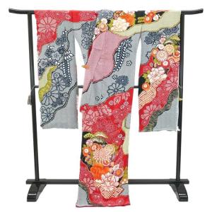 <セール>仕立付 総絞り 古典柄 正絹総絞り振...の詳細画像4