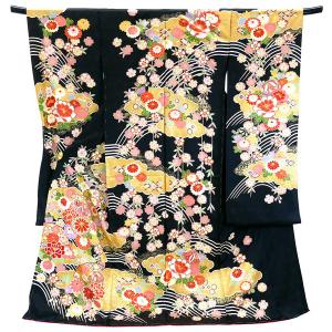 【セール】仕立て付き 正絹 振袖 フルセット3...の詳細画像2
