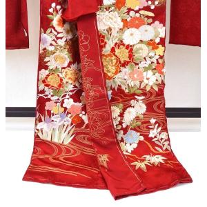 決算セール 特選品 手刺繍振袖 仕立付き 四季...の詳細画像2
