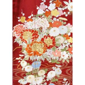 決算セール 特選品 手刺繍振袖 仕立付き 四季...の詳細画像3