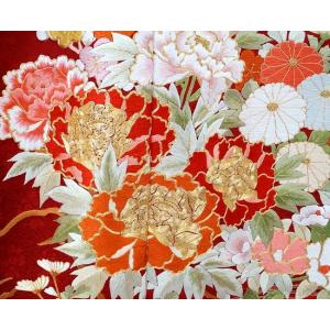 決算セール 特選品 手刺繍振袖 仕立付き 四季...の詳細画像4