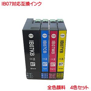 IB07CL4B 対応 インク 互換インク IB07KB IB07CB IB07MB IB07YB 4色セット PX-M6010F PX-M6011F に IB07 ブラック シアン マゼンタ イエロー｜kyouwa-print