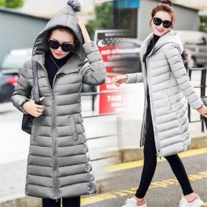 【協和屋】ロング中綿コート レディース ロングコート パーカ 大きいサイズ 冬服 防寒 中綿中綿コート アウター 軽量