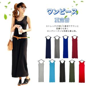 ワンピース レディース 夏 ノースリーブ 50代...の商品画像