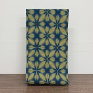 藤井絞 浴衣 反物 炭綿麻 クリスタル 雪花絞...の詳細画像1