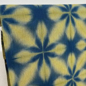 藤井絞 浴衣 反物 炭綿麻 クリスタル 雪花絞...の詳細画像3