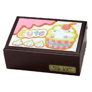 オルゴールボックス　コンパクトプレミアムボックスαアルファ（白彫板）｜kyouzai-j