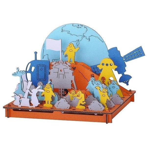 ダンボール　工作　hacomo　 PUSUPUSUプスプス・ 宇宙