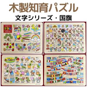木製知育パズル 文字シリーズ・国旗 文字 国旗 ...の商品画像