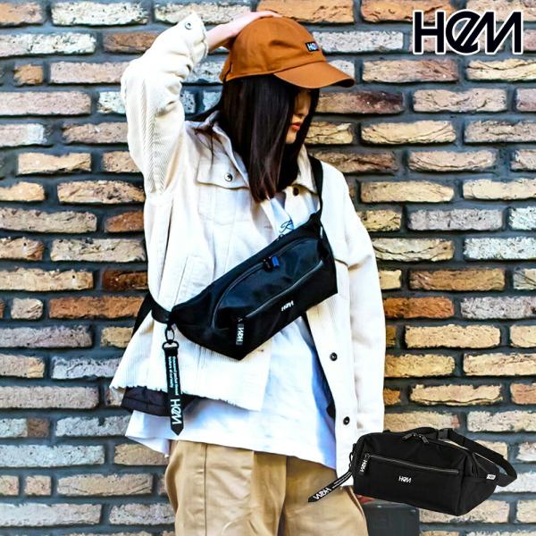 ウエストポーチ HeM ウエストバッグ ダニー バッグ ST-275-13 ブラック
