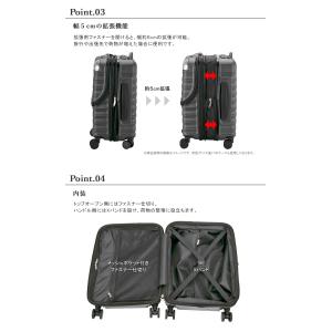スーツケース 機内持ち込み Sサイズ キャリー...の詳細画像5
