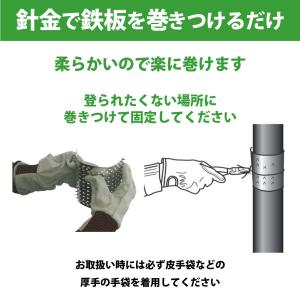 ハクビシン 撃退 侵入禁刺 1箱(16枚入)サ...の詳細画像2
