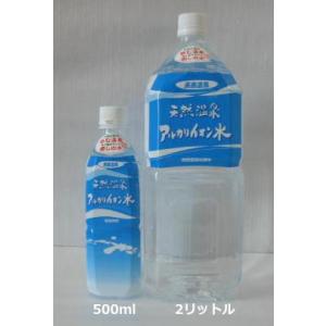長島温泉 天然温泉 アルカリイオン水 2リットル × 6本