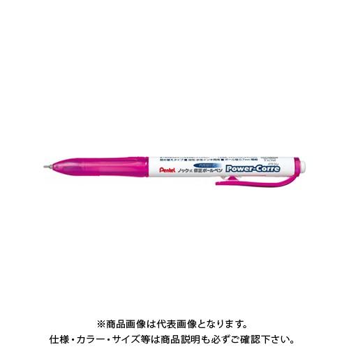 ぺんてる ノック式修正ボールペンパワコレ ピンク軸 XZL15-WP