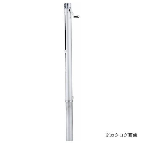 (送料別途)(直送品)浅野金属工業 ATP650N ステンレステニスネットポスト (ギア内蔵式) 丸...