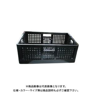 10個セット) 日本製 AZ カラー 折りたたみコンテナー チョコ 折り畳み