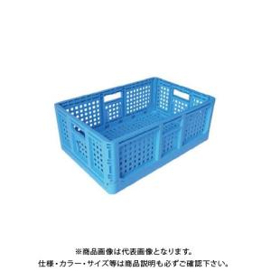 10個セット) 日本製 AZ カラー 折りたたみコンテナー チョコ 折り畳み