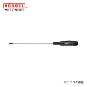 ベッセル VESSEL クッショングリップドライバー 610＋No.1×75 610-1-75