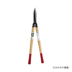 150mm 鋼付普通刈込鋏 赤塗ムク柄 B-3 五十嵐刃物