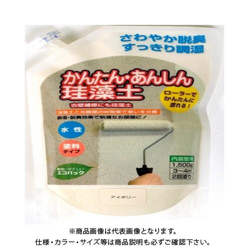 フジワラ 簡単安心珪藻土 1.5kg アイボリー