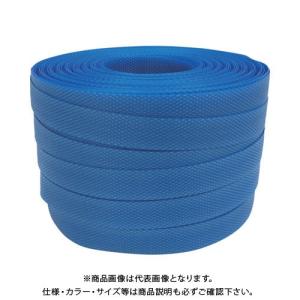 ユタカメイク 梱包用品 PPバンド 15.5mm×100m ブルー L-103