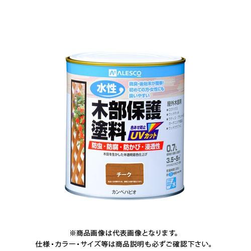 カンペハピオ 水性木部保護塗料 チーク 0.7L 00617653511007