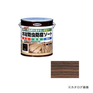 アサヒペン AP 木材防虫防腐ソート 2.5L ブラウン｜kys