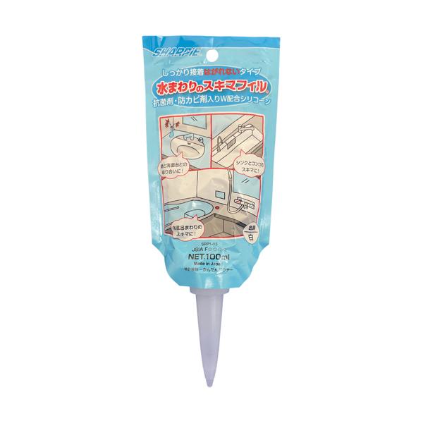シャープ化学工業 水まわりのスキマフィル 100ml 白