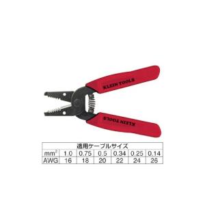 クラインツール KLEIN TOOLS ワイヤーストリッパー ペンチタイプ KL11046｜kys