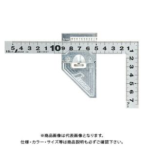 シンワ測定 曲尺平ぴた シルバー 15cm 表裏同目 曲尺用ストッパー金属製付 12482