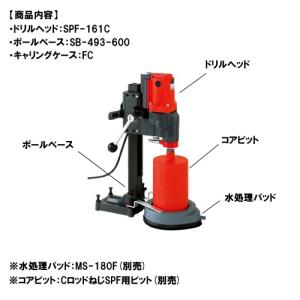 発研 Hakken コアドリル(Cロッドねじ)標準セット SPF-161C｜kys