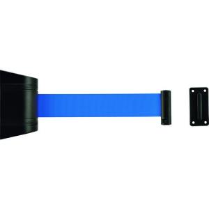緑十字 ガードテープ ベルトパーテーション(壁面設置タイプ) KAB-3BL ベルト:青/3m 受け金具付 332093｜kys