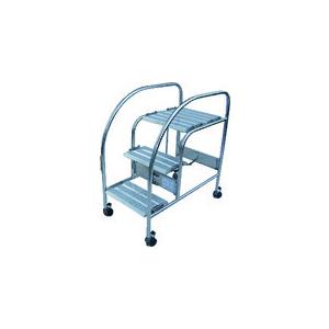 TRUSCO中山 (送料別途)(直送品)TRUSCO アルミ製踏台 3段 高強度型 黒