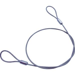 ニッサチェイン ステンレスカットワイヤー アルミカシメ 黒PVCコーティング 0.81X600mm  Y-91