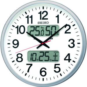 RHYTHM リズム 電波 壁掛け時計 最大36回/日 プログラムチャイム 温