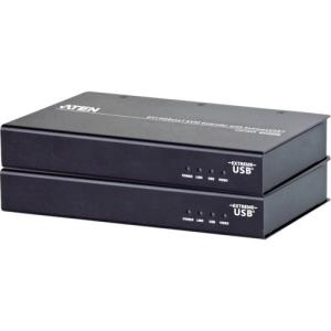ATEN KVMエクステンダー USB/DVI対応(1,920×1,200@100m)(HDBaseT class A、ExtremeUSB対応) CE610A｜kys