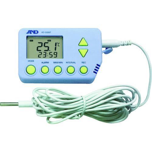 A&amp;D デジタル温度データロガー(外部温度センサー付き) AD-5326TT