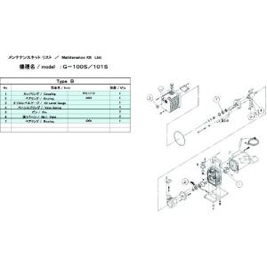 ULVAC G-100S用メンテナンスキットB 1Φ G-100S MAINTENANCEKIT B｜kys